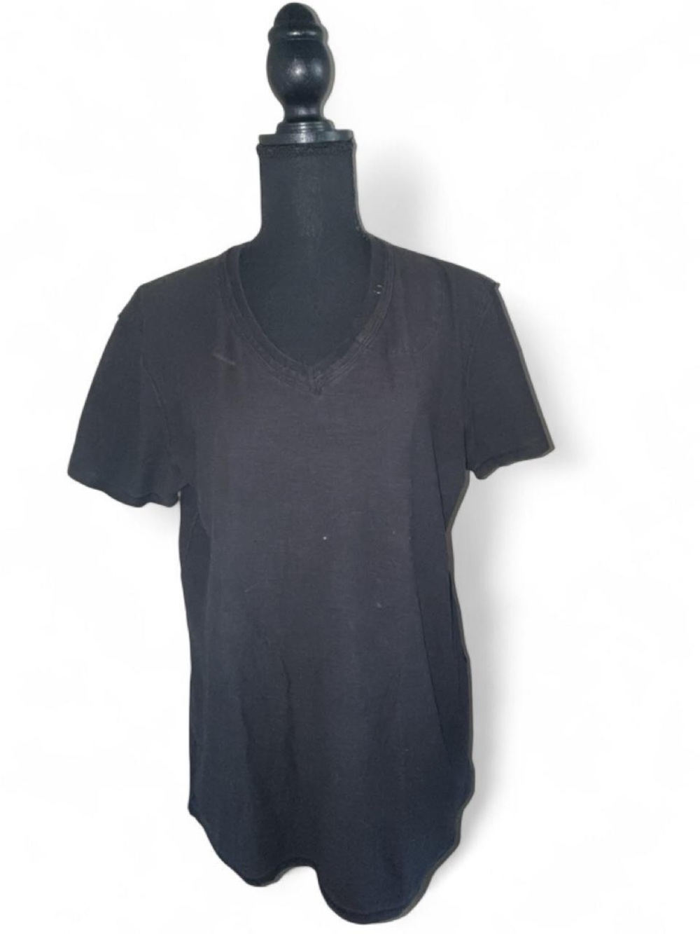 Diesel Black V-Neck Short Sleeve Tee